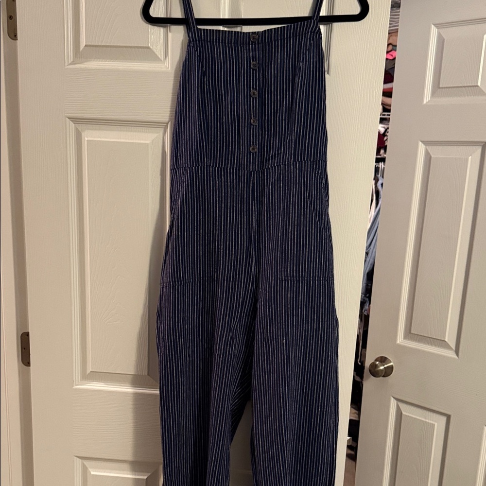 Striped jumpsuit